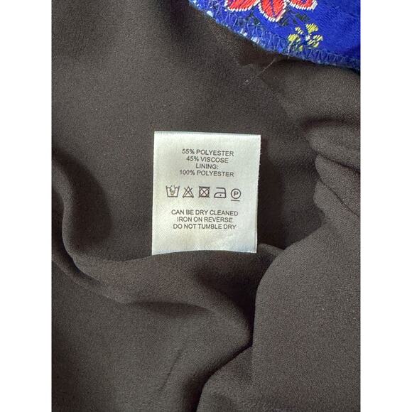 Jaded London Floral Satin Skirt Zipper O-ring Detail Sz S NWOT - Picture 8 of 8